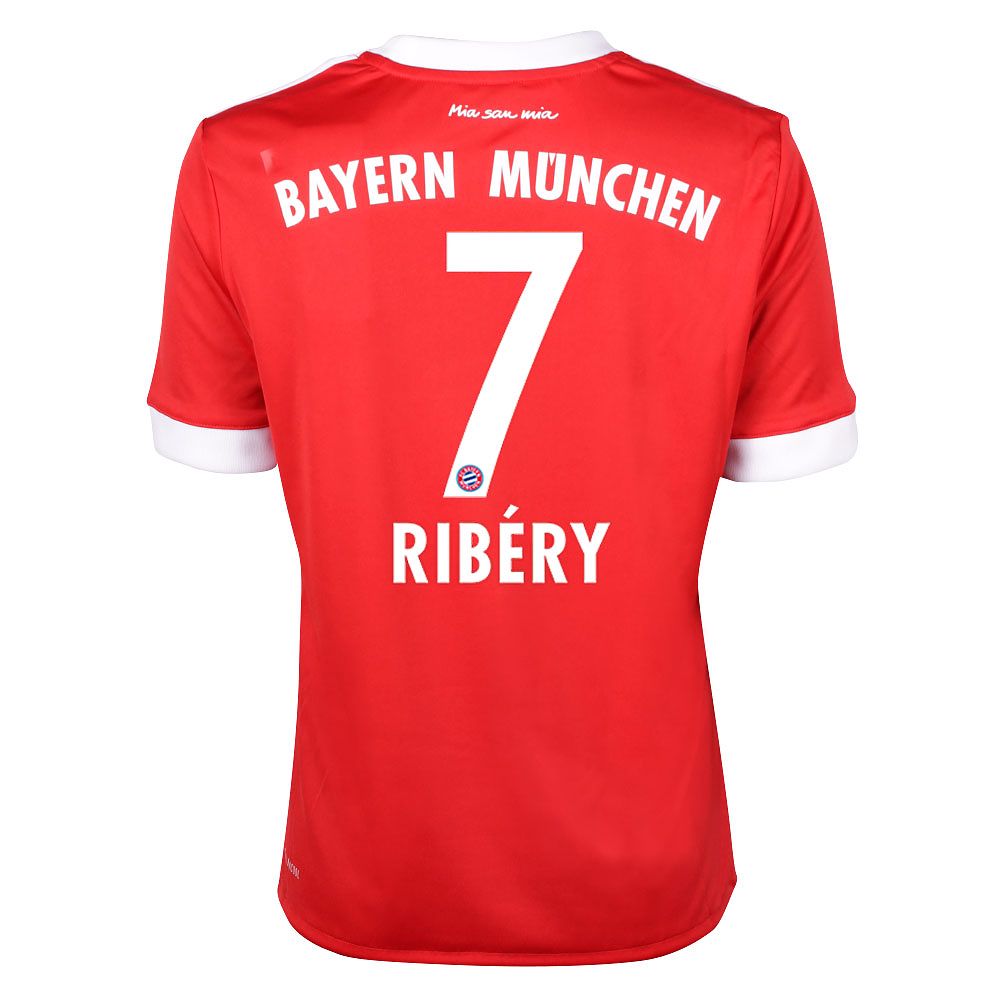 Camiseta 1ª Bayern Munich 2017/2018 Ribery Junior Rojo - Fútbol Factory
