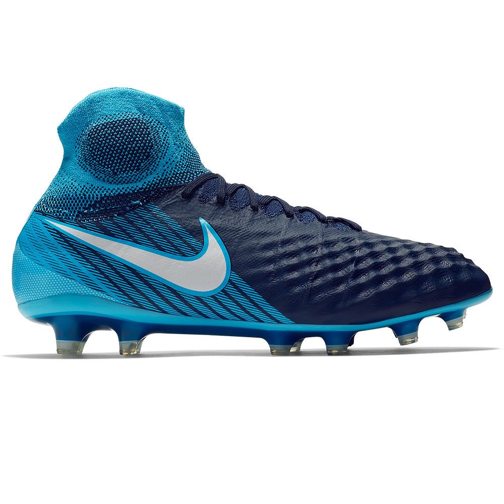 Botas de Futbol Magista Obra II FG Azul