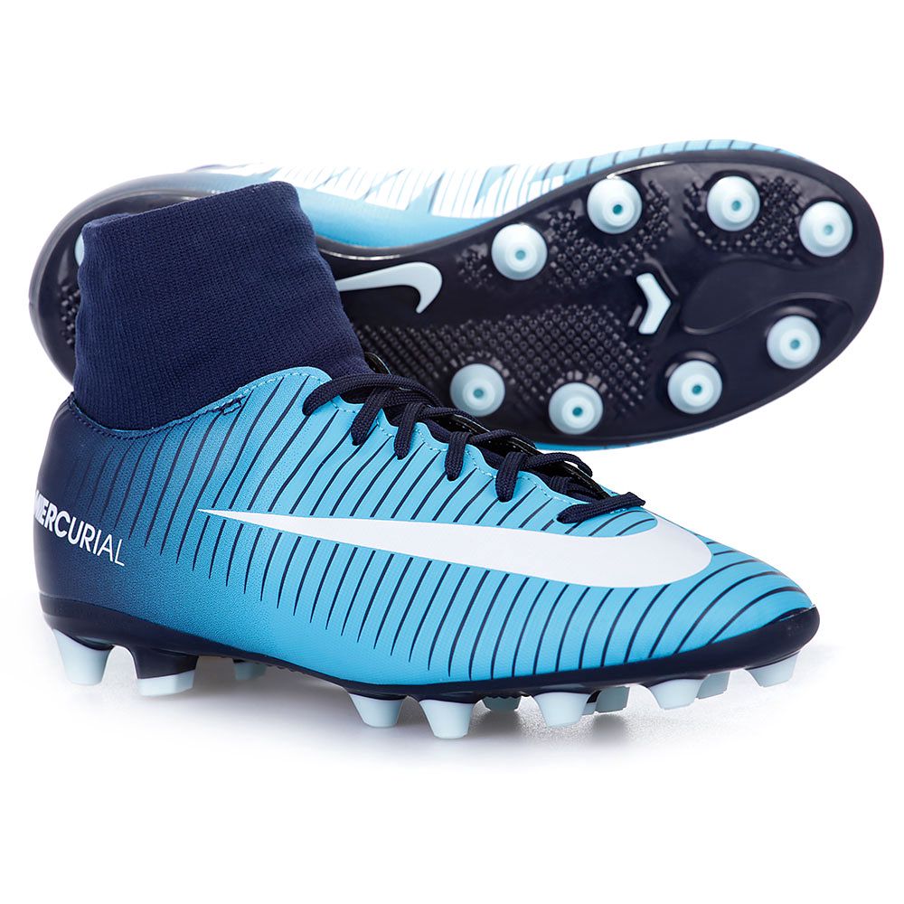 Botas de Fútbol Mercurial Victory VI DFC AG-Pro Junior Azul - Fútbol Factory