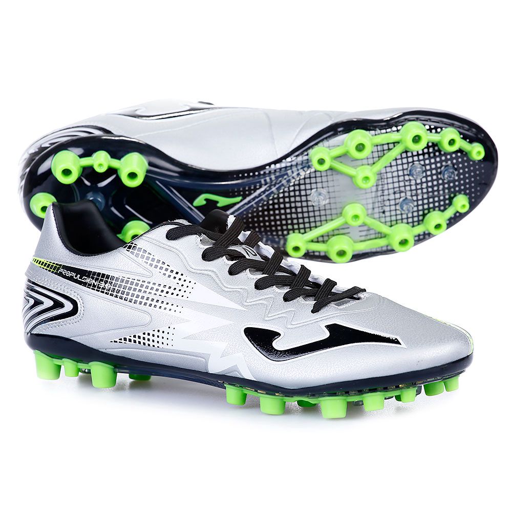Botas de Fútbol Propulsion 3.0 AG Plata - Fútbol Factory