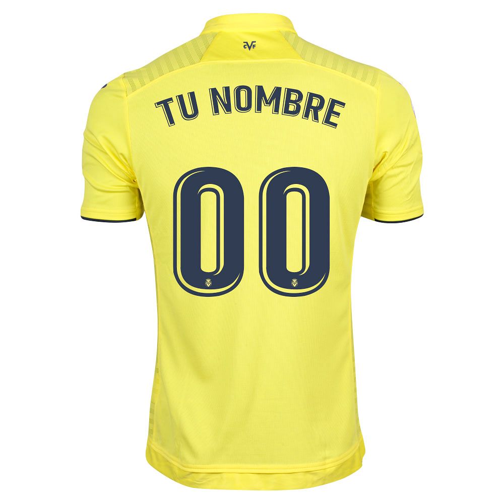 Camiseta 1ª Villarreal C.F. 2017/2018 Personalizado Amarillo - Fútbol Factory