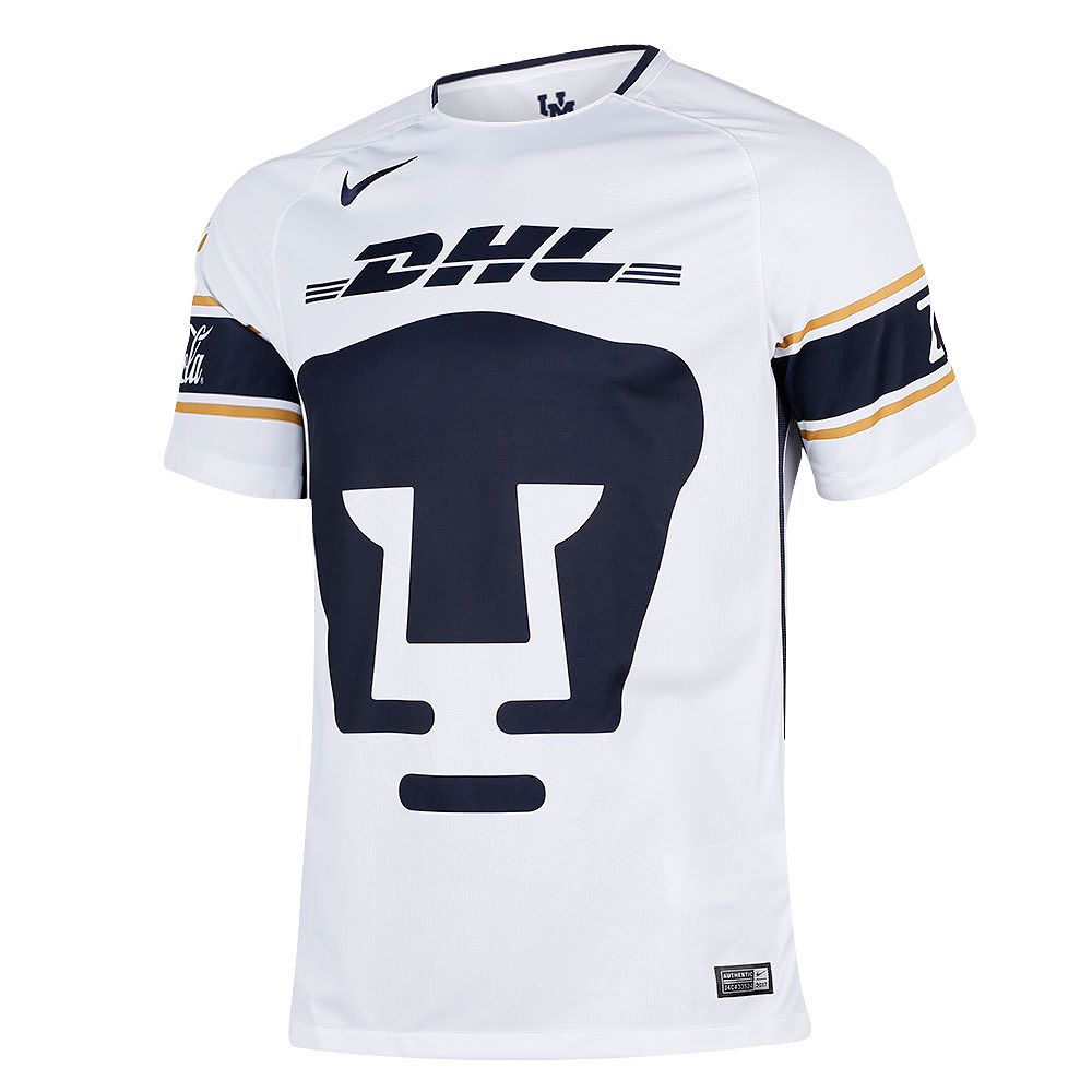 Camiseta 1ª Pumas UNAM 2017/2018 Blanco - Fútbol Factory