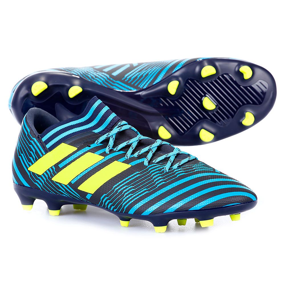 Botas de Fútbol Nemeziz 17.3 FG Azul Negro - Fútbol Factory