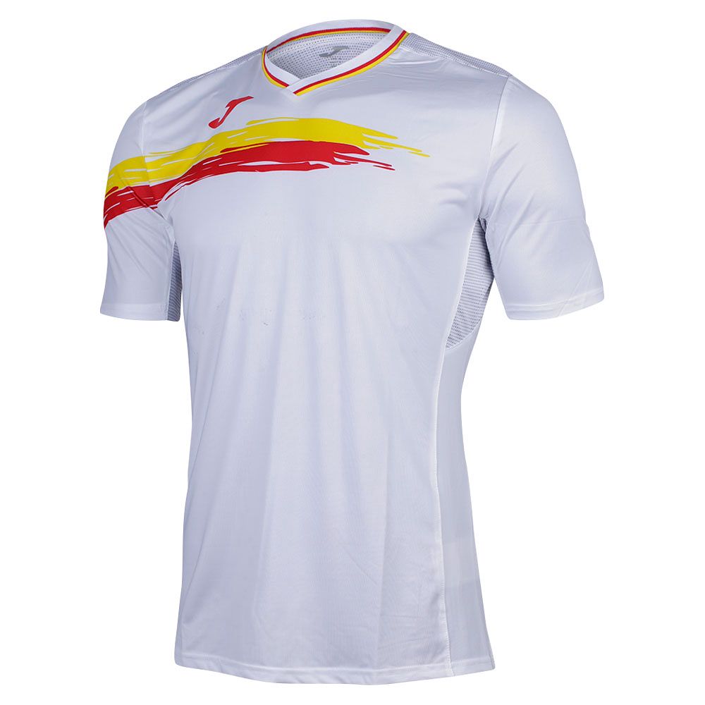 Camiseta de Tenis Picasho Blanco Rojo Amarillo - Fútbol Factory