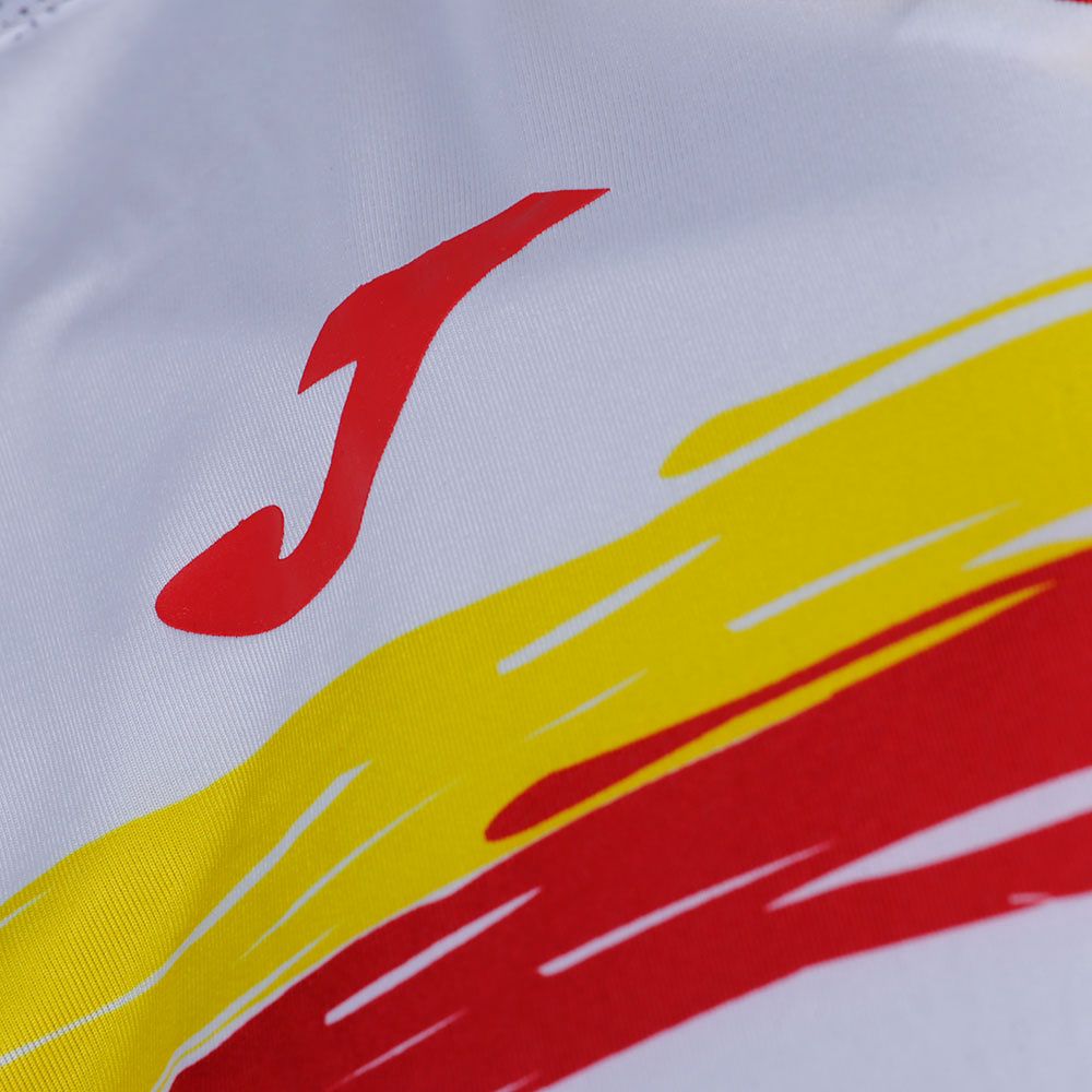 Camiseta de Tenis Picasho Blanco Rojo Amarillo - Fútbol Factory