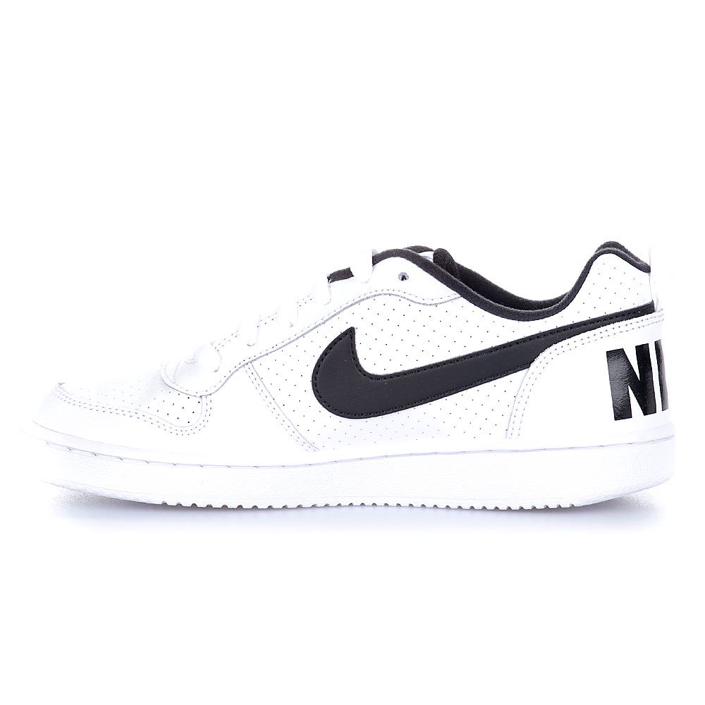 Zapatillas Court Borough Low Junior Blanco Negro - Fútbol Factory
