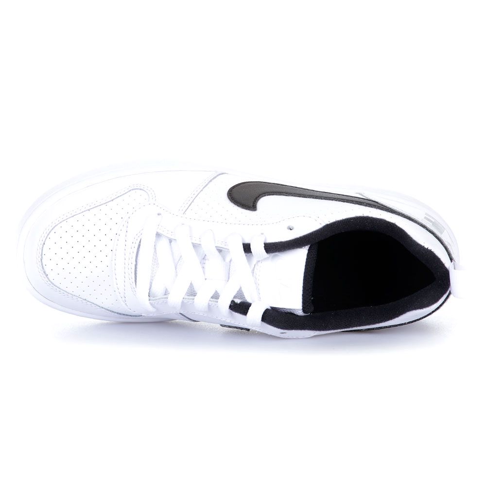 Zapatillas Court Borough Low Junior Blanco Negro - Fútbol Factory