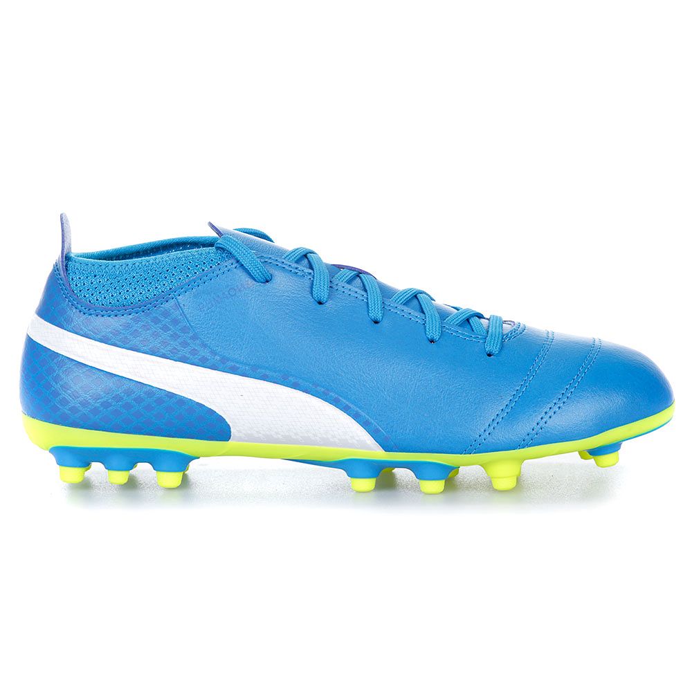 Botas de Fútbol One 17.4 AG Junior Azul Amarillo - Fútbol Factory
