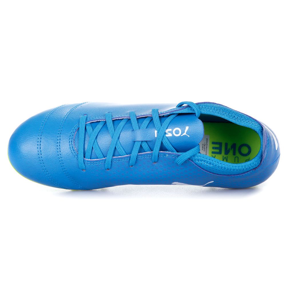 Botas de Fútbol One 17.4 AG Junior Azul Amarillo - Fútbol Factory