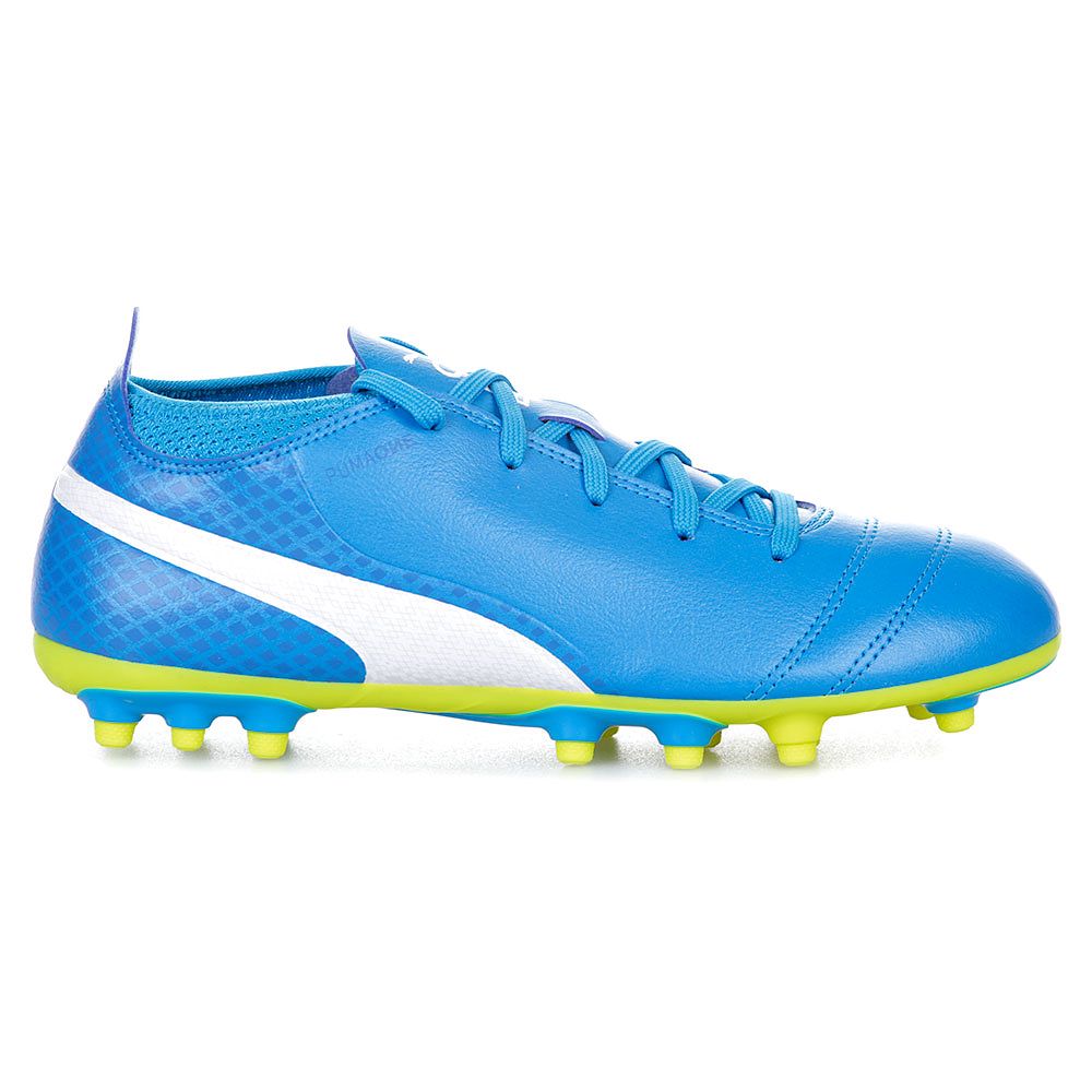 Botas de Fútbol One 17.4 AG Junior Azul Amarillo - Fútbol Factory