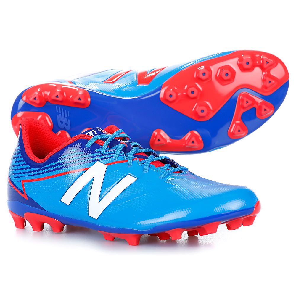 Botas de Fútbol Furon 3.0 Dispatch AG Azul Rojo - Fútbol Factory