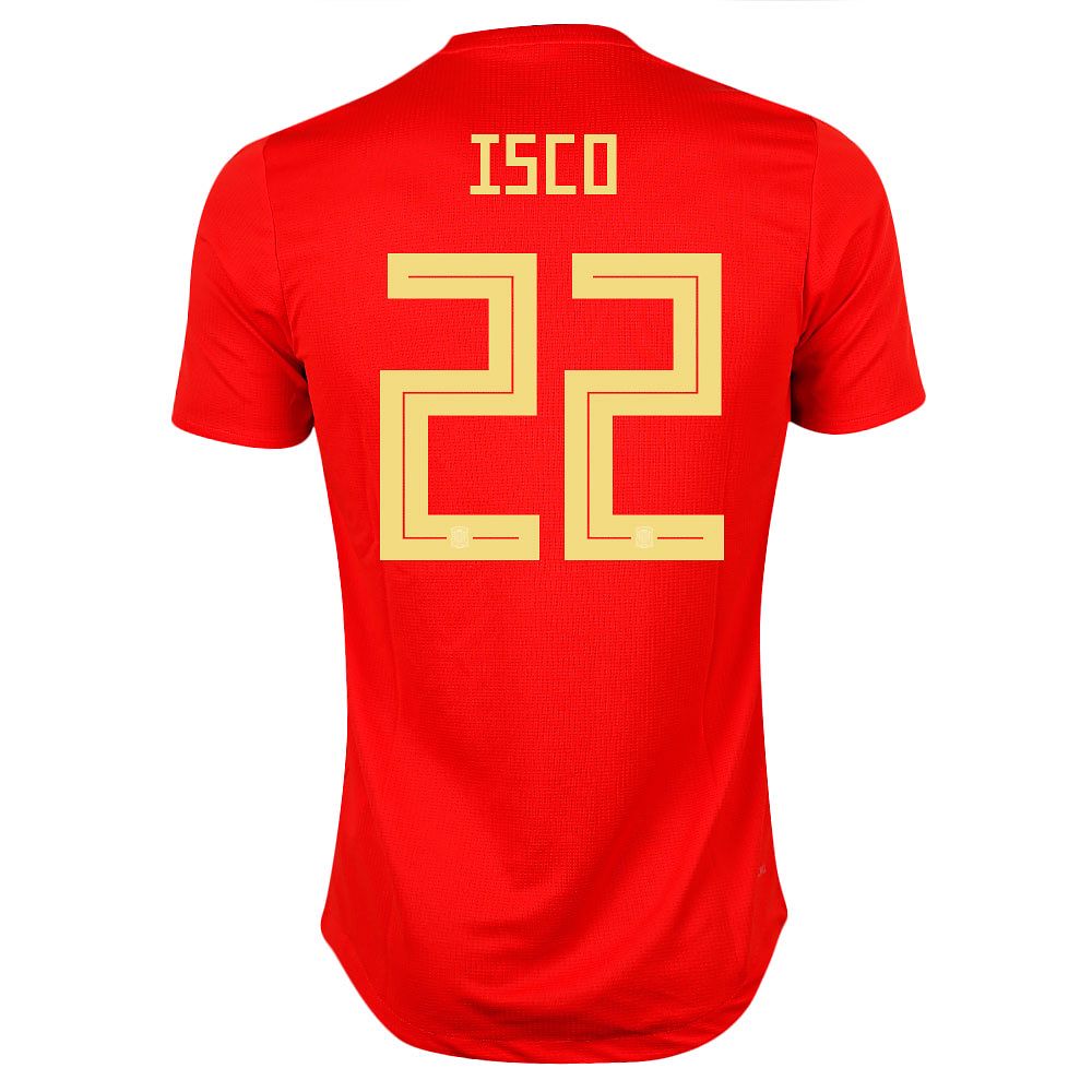 Camiseta 1ª España Mundial 2018 Isco Authentic Rojo - Fútbol Factory