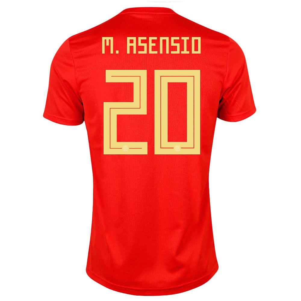 Camiseta 1ª España Mundial 2018 Asensio Rojo - Fútbol Factory