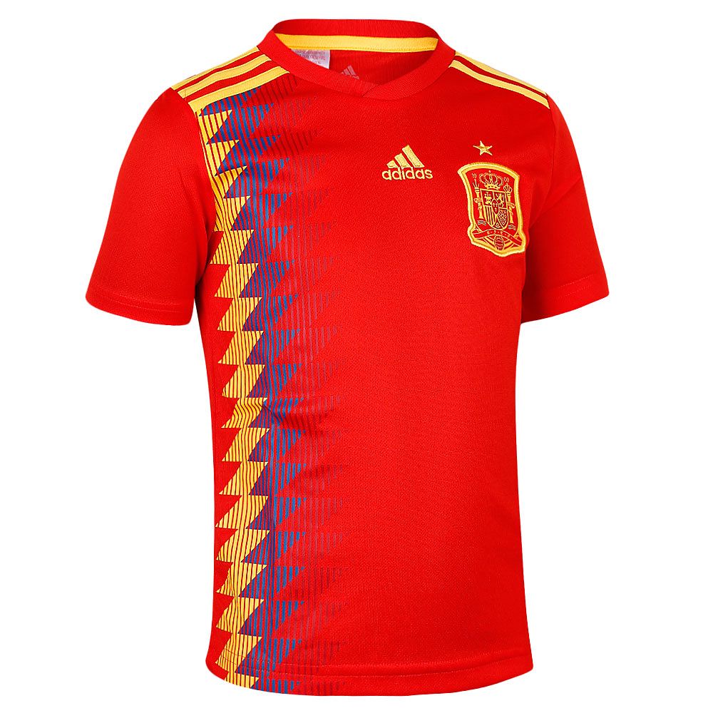 Conjunto 1ª España Mundial 2018 Junior Rojo - Fútbol Factory
