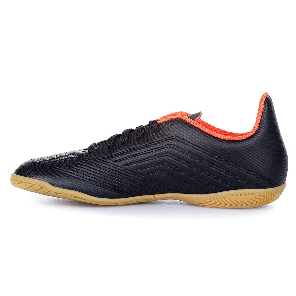 Zapatillas de Fútbol Sala Predator Tango 18.4 IN Junior Negro Rojo - Fútbol Factory
