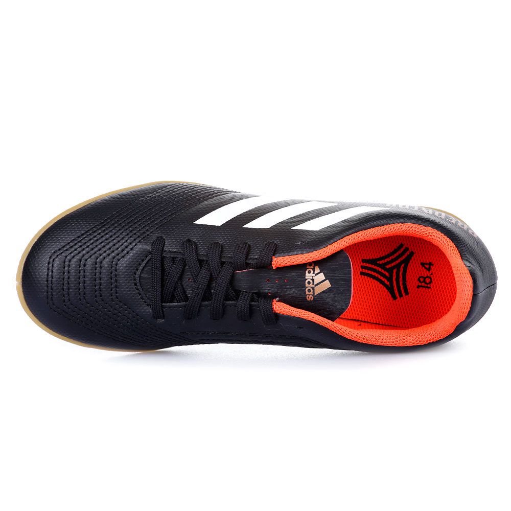 Zapatillas de Fútbol Sala Predator Tango 18.4 IN Junior Negro Rojo - Fútbol Factory