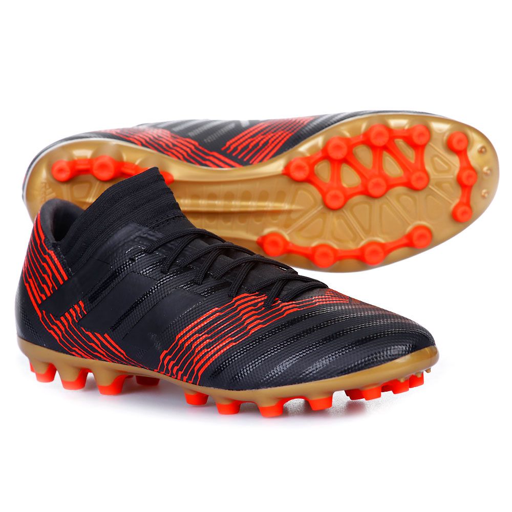 Botas de Fútbol Nemeziz 17.3 AG Negro Rojo - Fútbol Factory