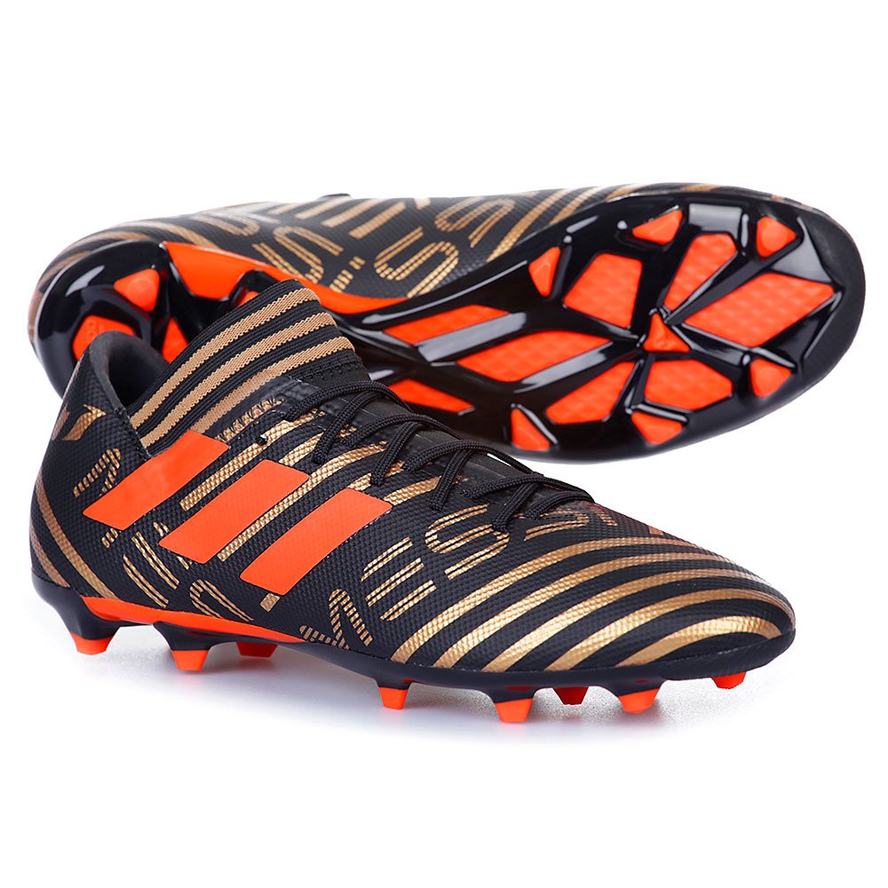 Botas de Fútbol Nemeziz Messi 17.3 FG Negro Rojo - Fútbol Factory