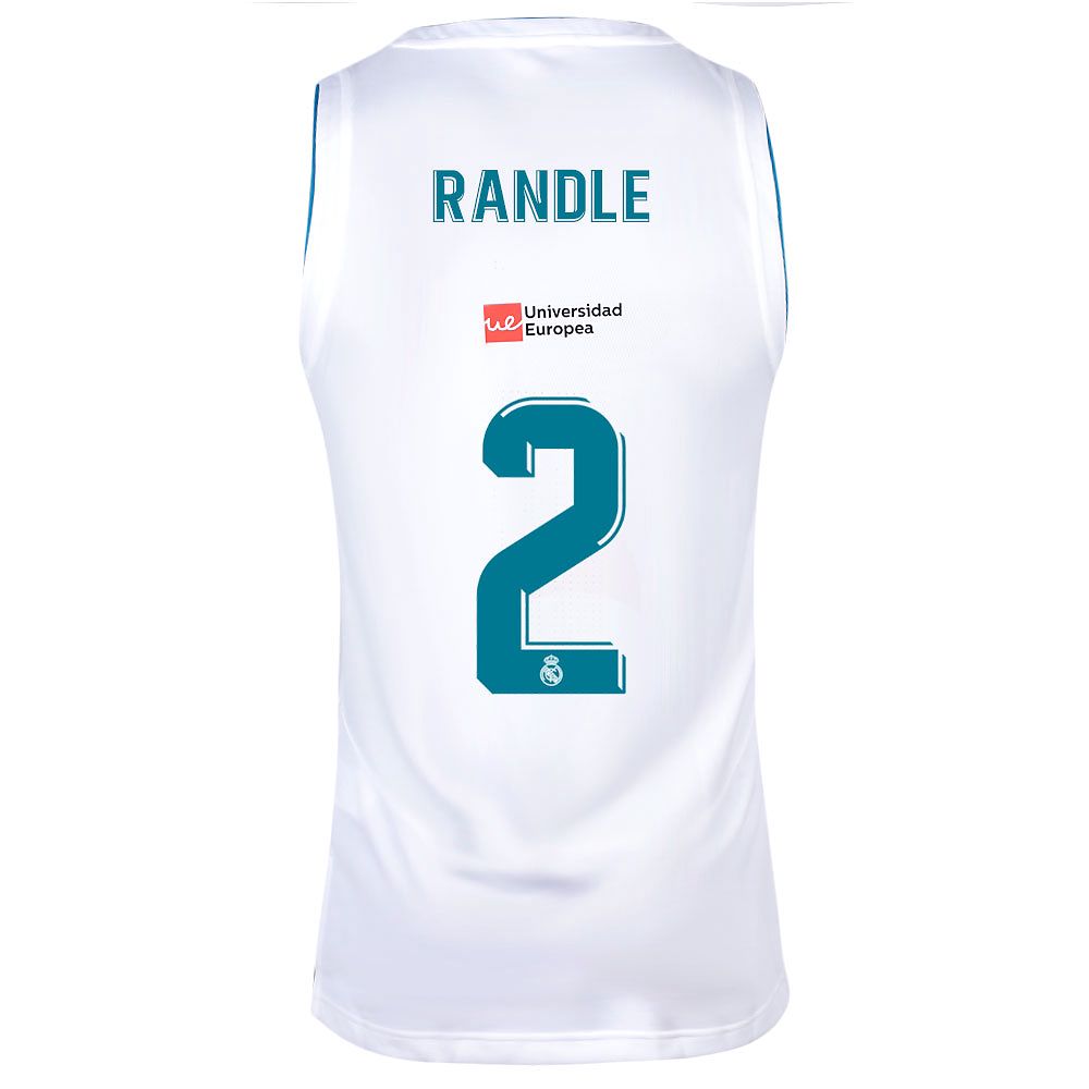 Camiseta 1ª Real Madrid 2017/2018 Randle Baloncesto Blanco - Fútbol Factory