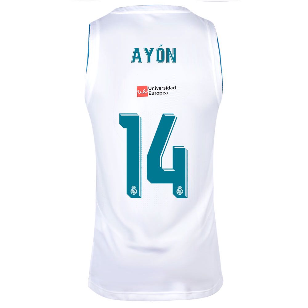 Camiseta 1ª Real Madrid 2017/2018 Ayón Baloncesto Blanco - Fútbol Factory