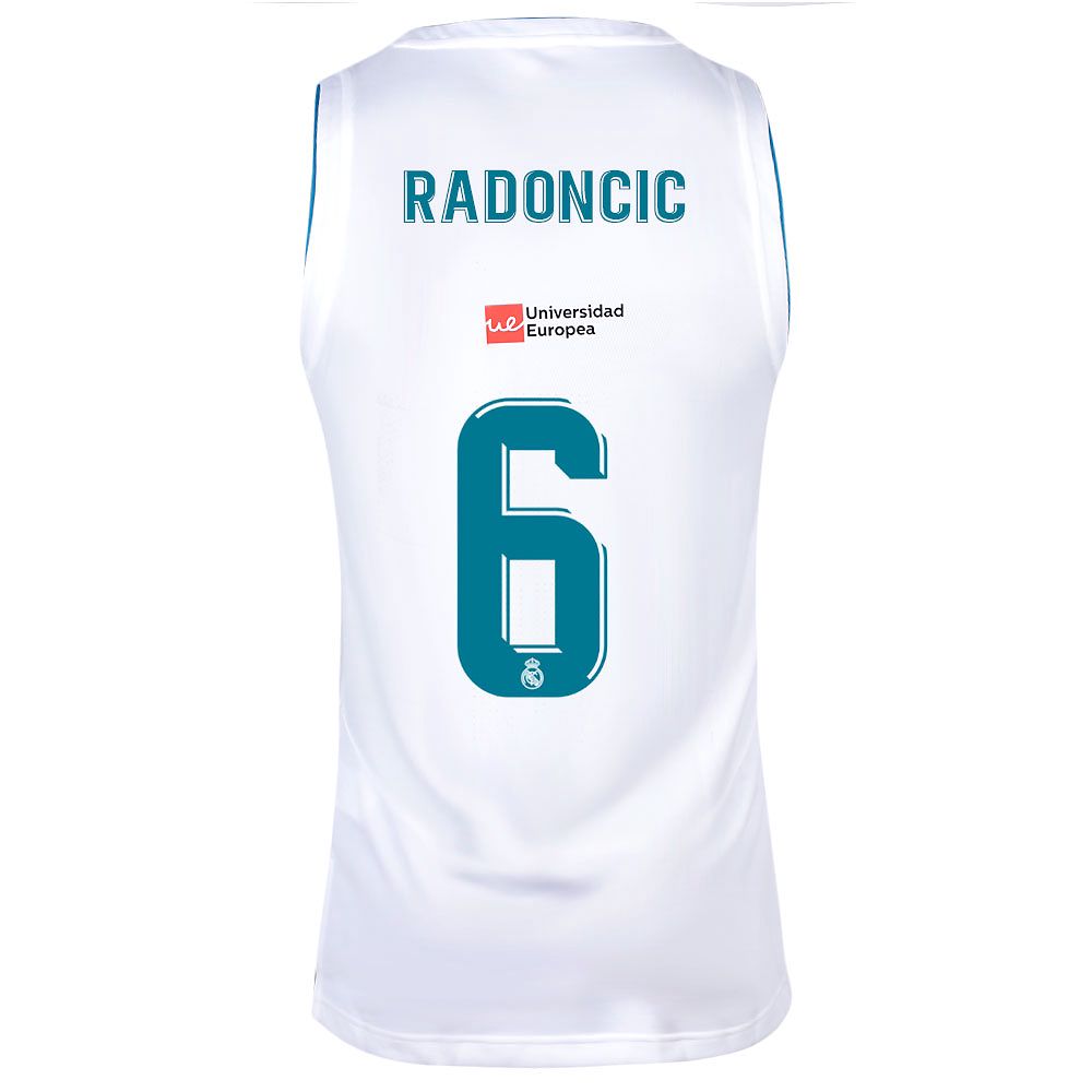 Camiseta 1ª Real Madrid 2017/2018 Radoncic Baloncesto Blanco - Fútbol Factory