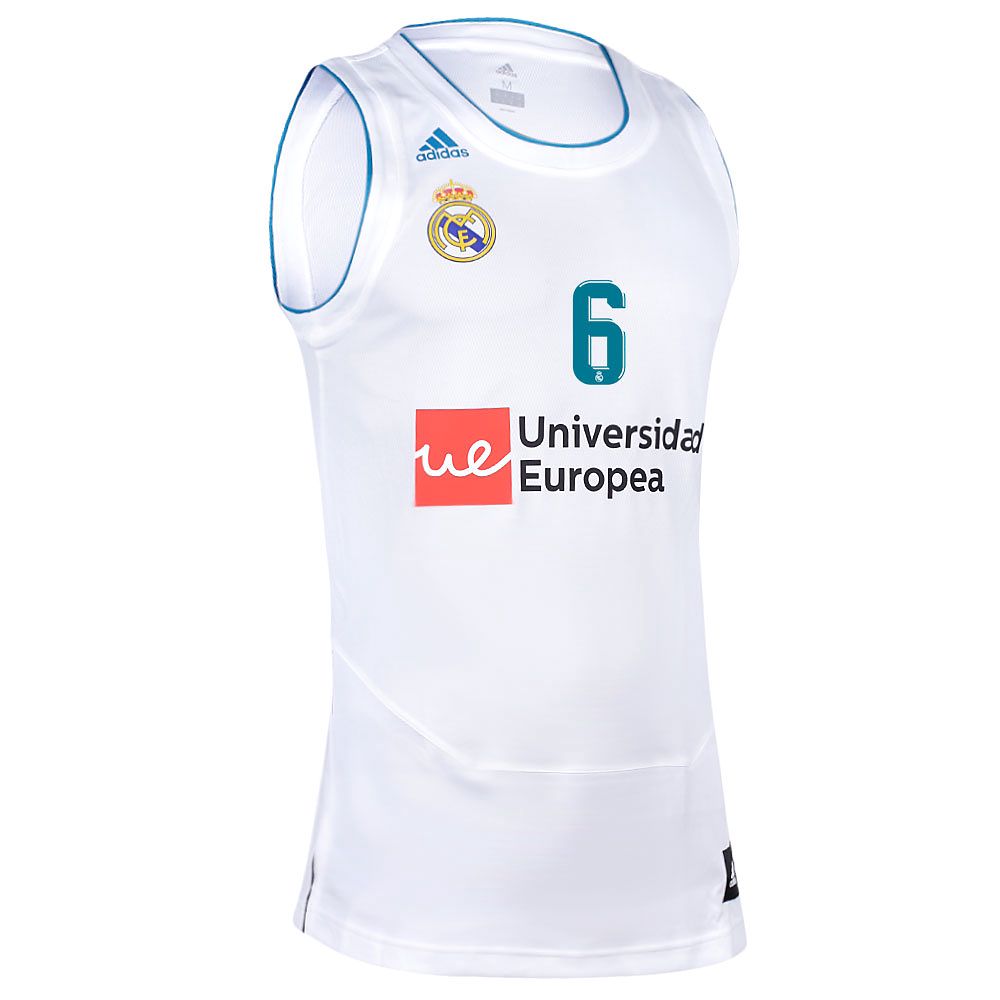 Camiseta 1ª Real Madrid 2017/2018 Radoncic Baloncesto Blanco - Fútbol Factory