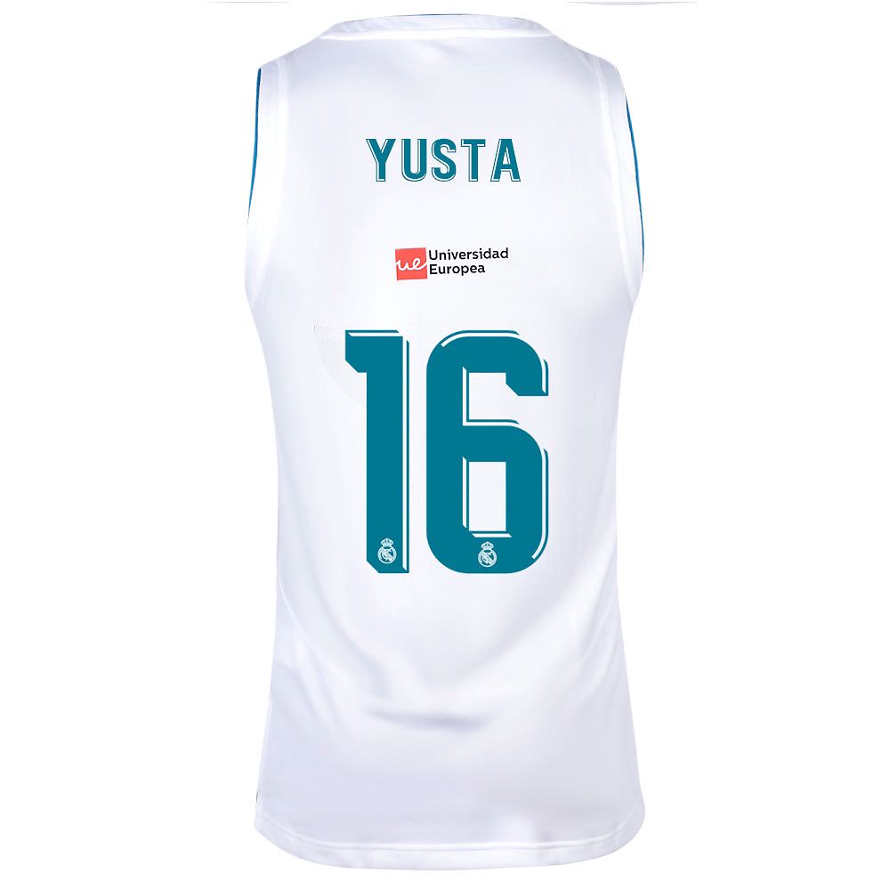 Camiseta 1ª Real Madrid 2017/2018 Yusta Baloncesto Blanco - Fútbol Factory
