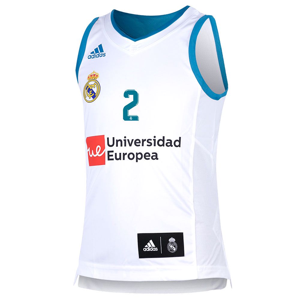 Camiseta 1ª Real Madrid 2017/2018 Randle Baloncesto Junior Blanco - Fútbol Factory