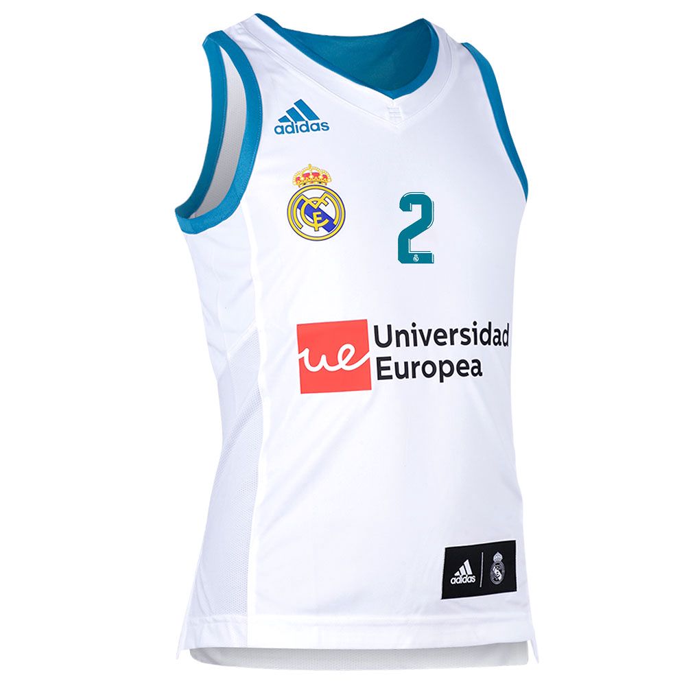 Camiseta 1ª Real Madrid 2017/2018 Randle Baloncesto Junior Blanco - Fútbol Factory