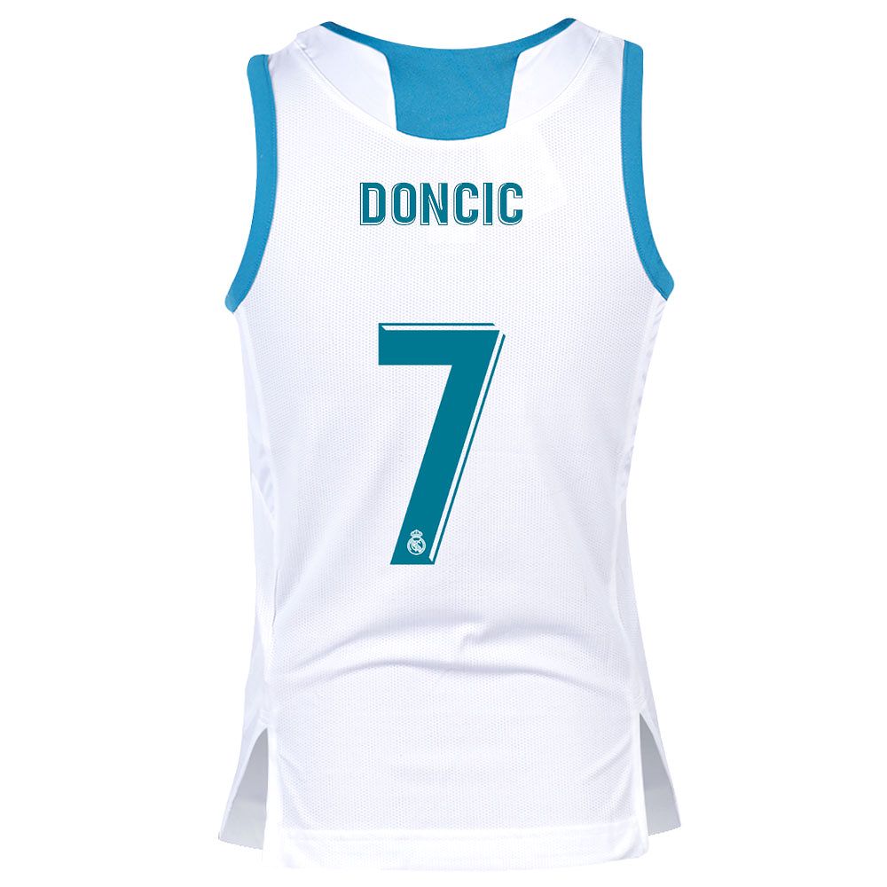 Camiseta 1ª Real Madrid 2017/2018 Doncic Baloncesto Junior Blanco - Fútbol Factory