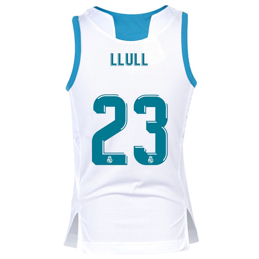 Camiseta 1ª Real Madrid 2017/2018 Llull Baloncesto Junior Blanco - Fútbol Factory