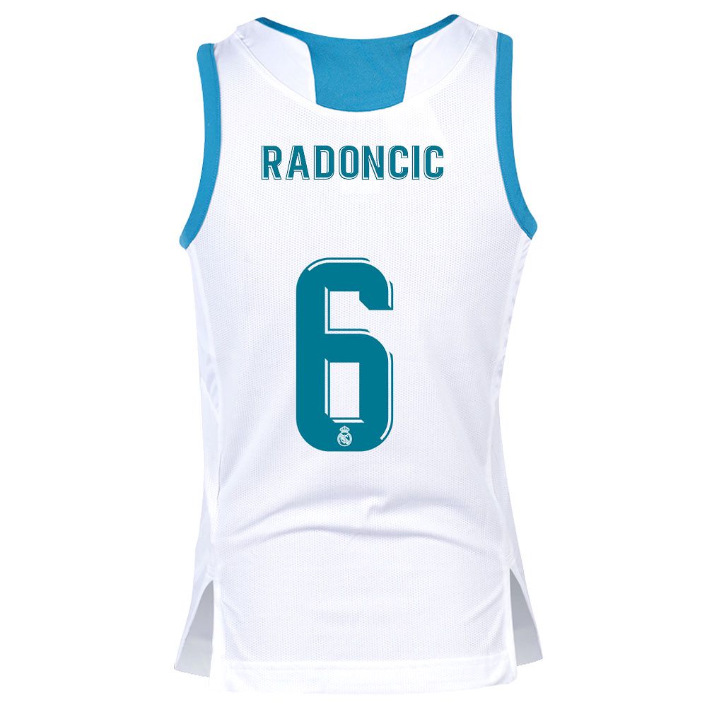Camiseta 1ª Real Madrid 2017/2018 Radoncic Baloncesto Junior Blanco - Fútbol Factory