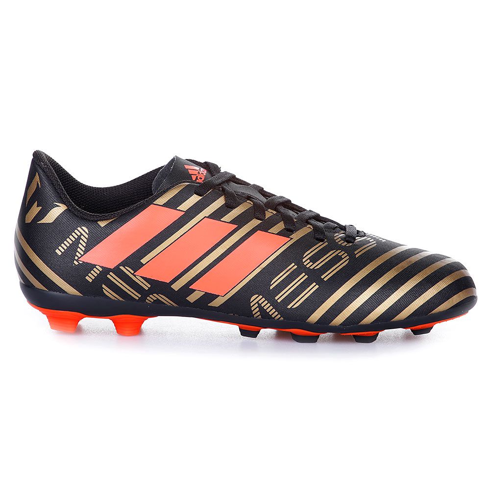 Botas de Fútbol Nemeziz Messi 17.4 FxG Junior Negro Rojo - Fútbol Factory