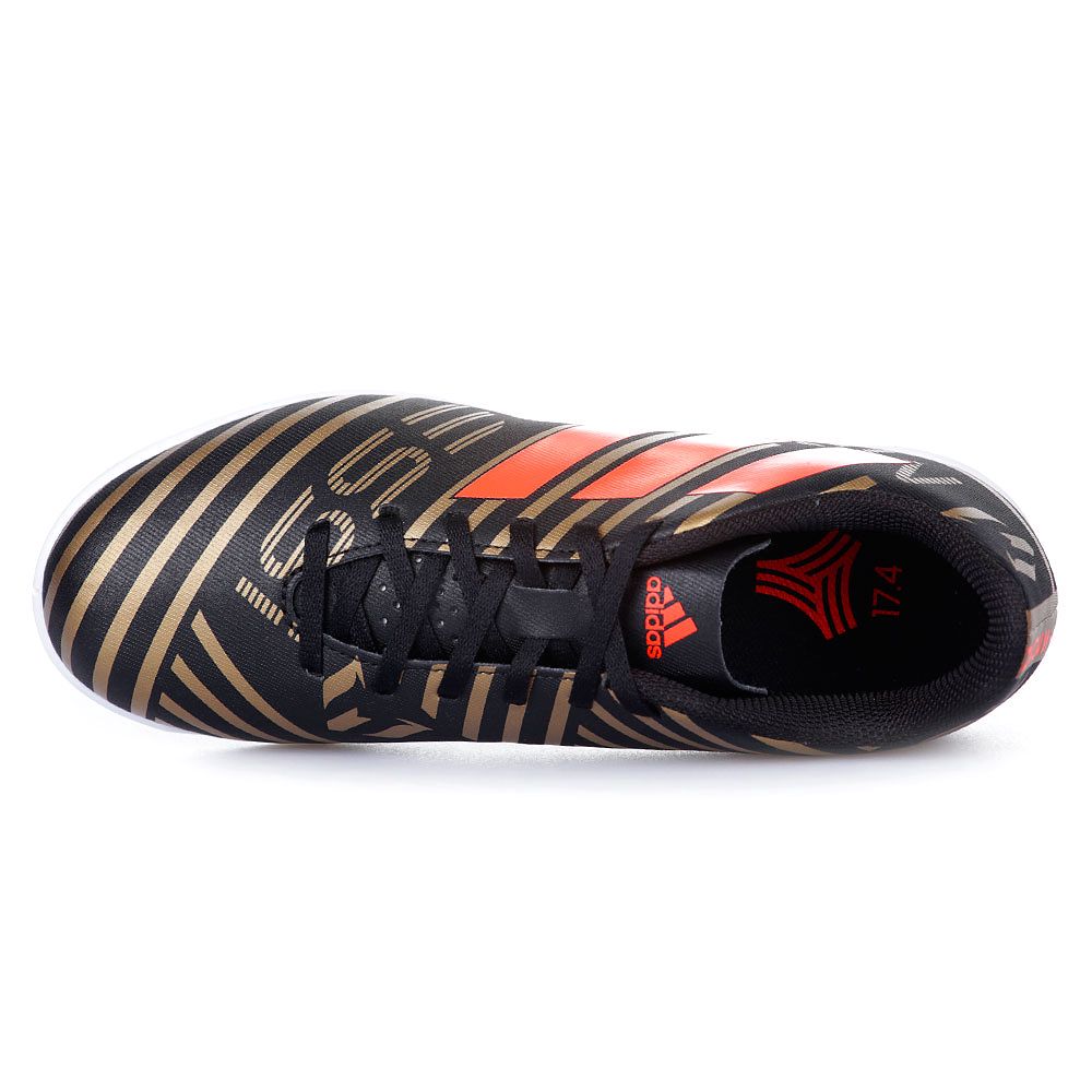 Zapatillas de Fútbol Sala Nemeziz Messi 17.4 Negro Rojo - Fútbol Factory