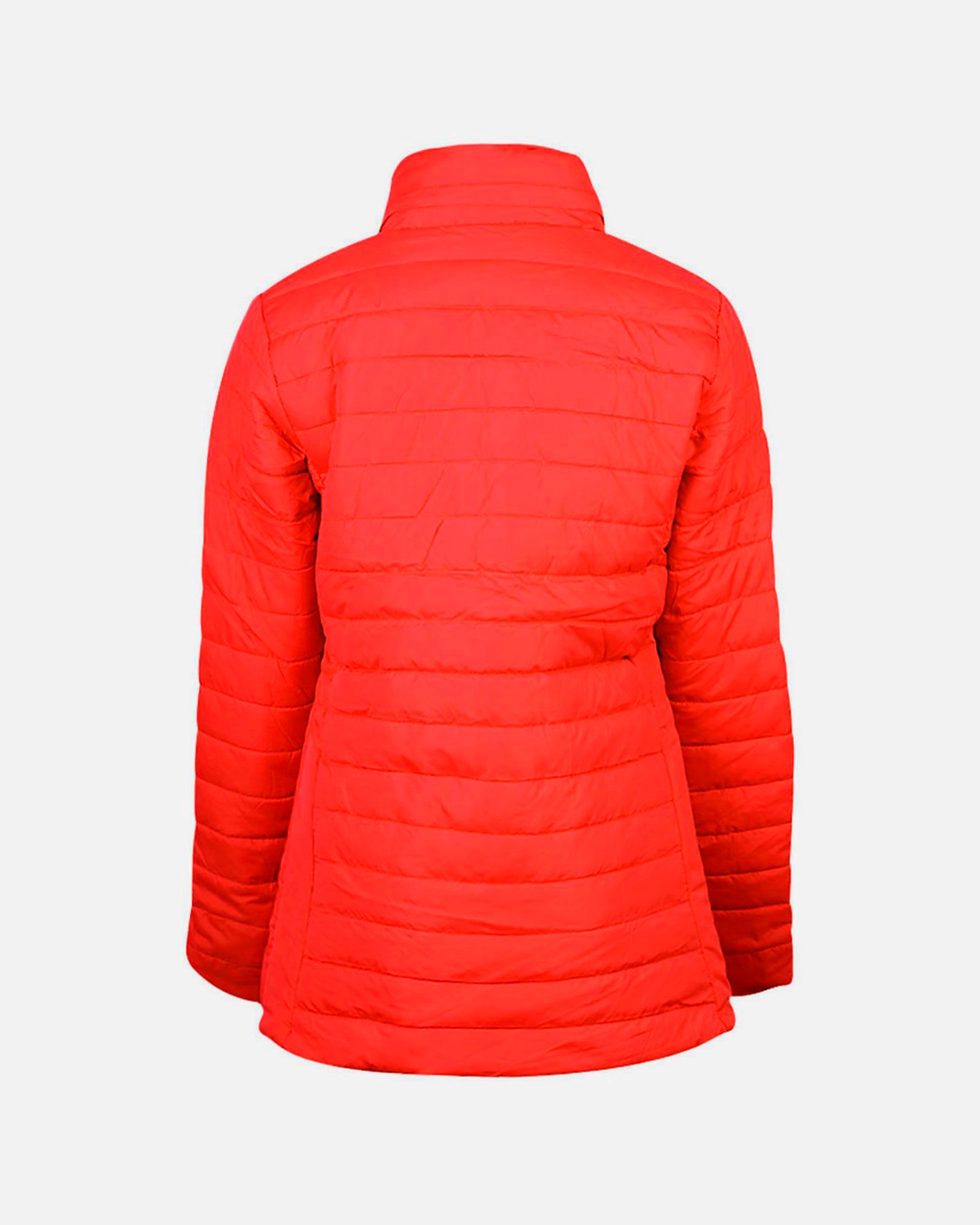 Abrigo con Capucha Vancouver Mujer Rojo - Fútbol Factory