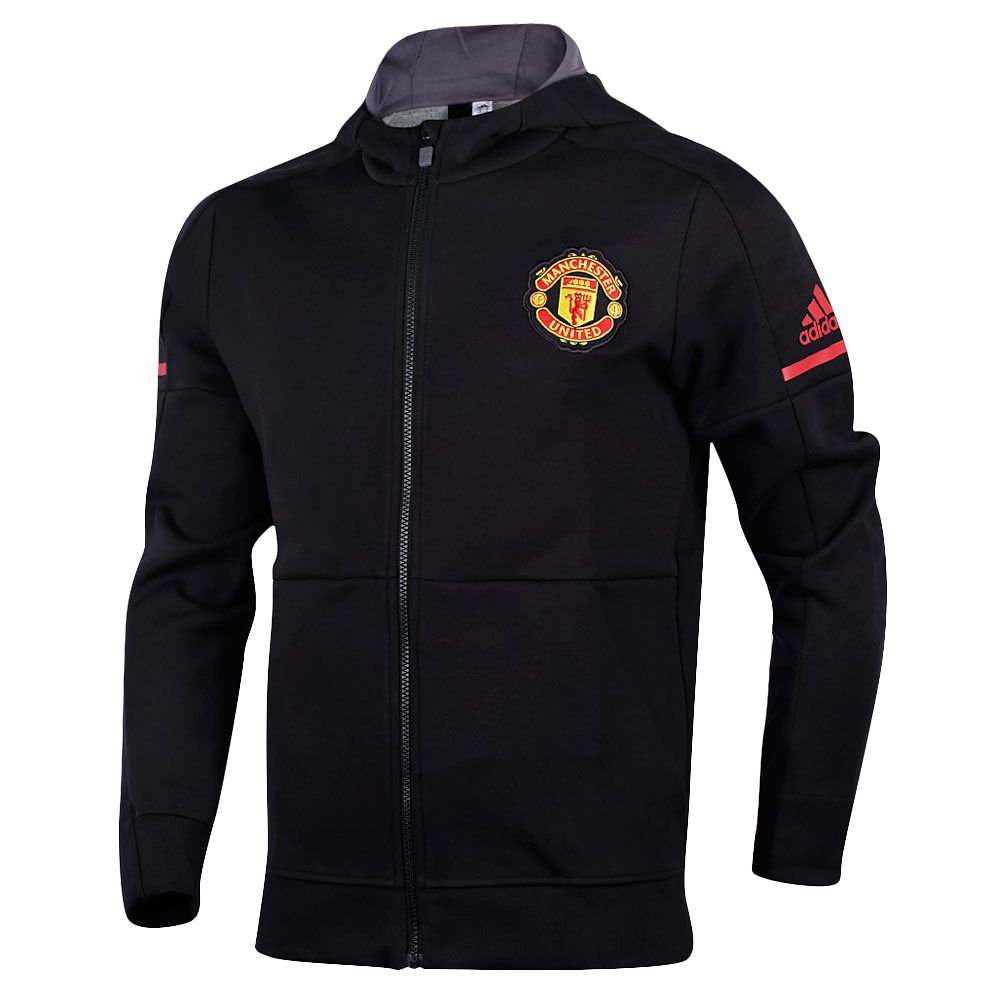 Chaqueta Pre-Match Manchester United 2017/2018 Negro - Fútbol Factory