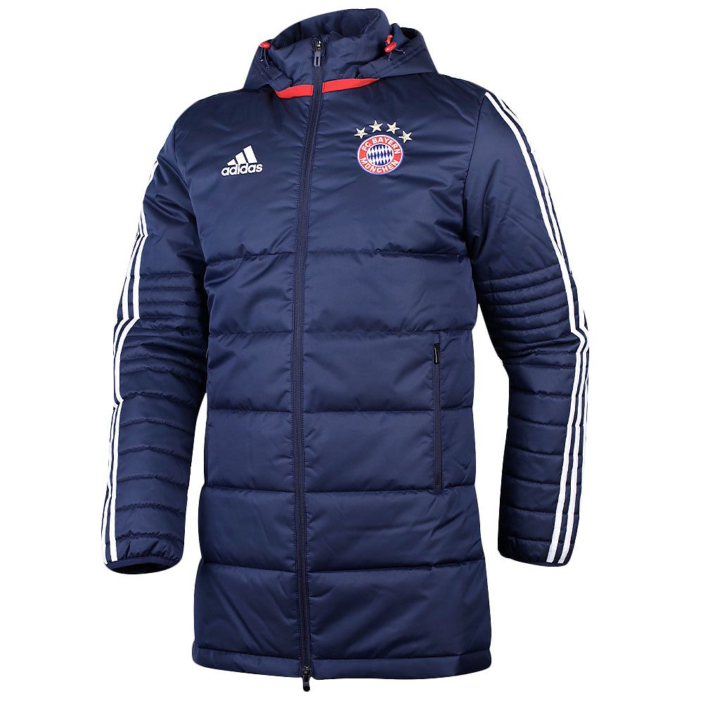 Abrigo de Paseo 3/4 del Bayern de Munich 2017/2018 Marino - Fútbol Factory