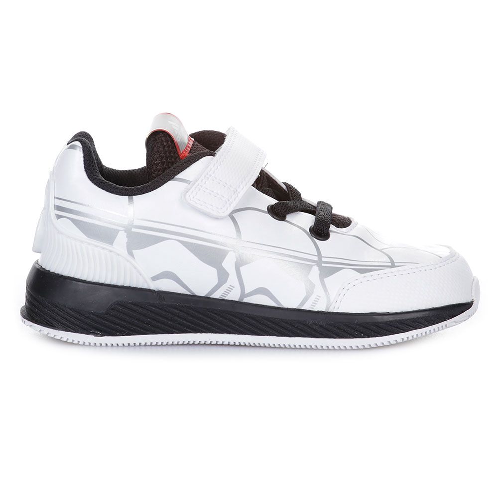 Zapatillas RapidaRun Star Wars Junior Blanco Negro - Fútbol Factory