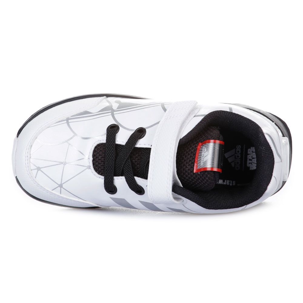 Zapatillas RapidaRun Star Wars Junior Blanco Negro - Fútbol Factory