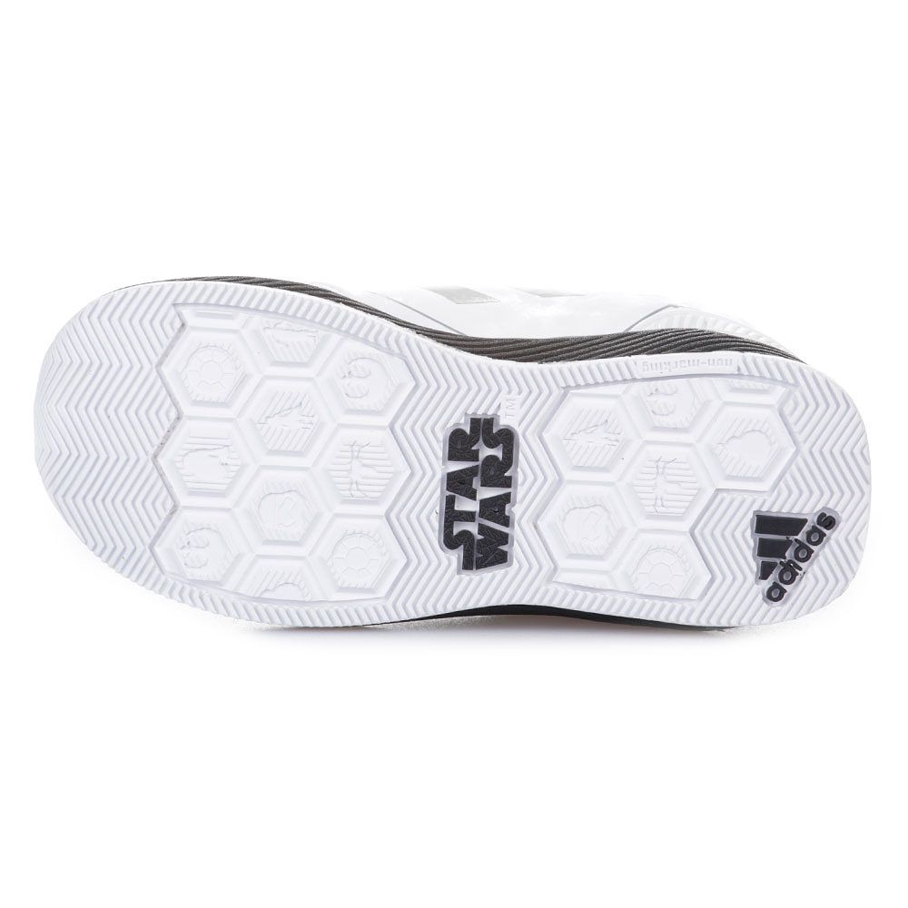 Zapatillas RapidaRun Star Wars Junior Blanco Negro - Fútbol Factory