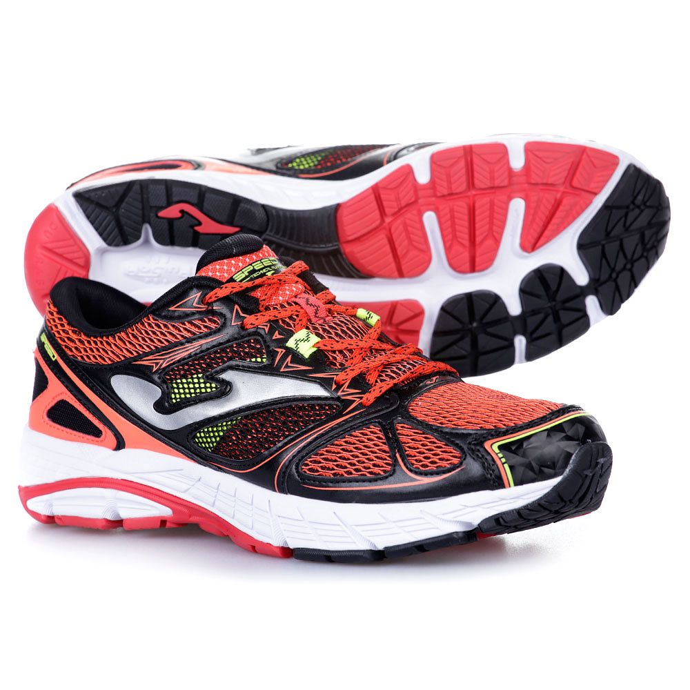 Zapatillas de Running Speed Negro Rojo - Fútbol Factory