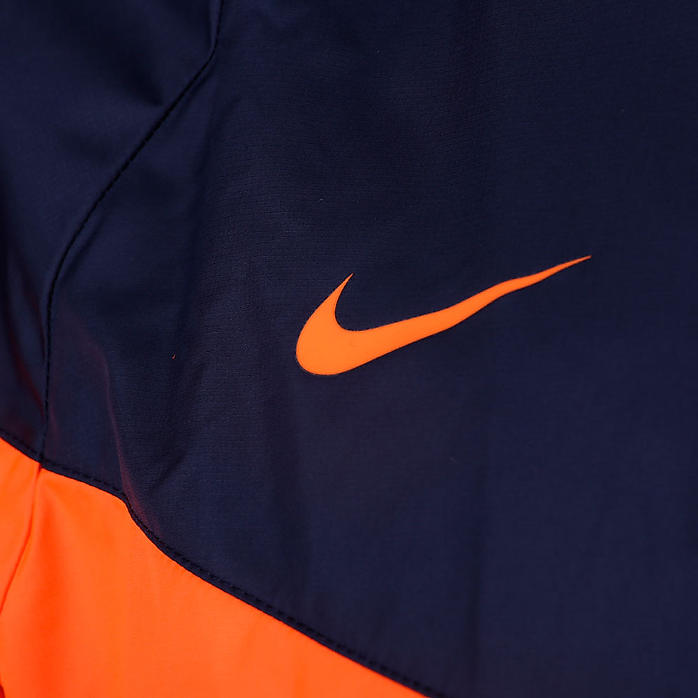 Cortavientos de paseo FC Barcelona 2017/2018 Marino Naranja - Fútbol Factory