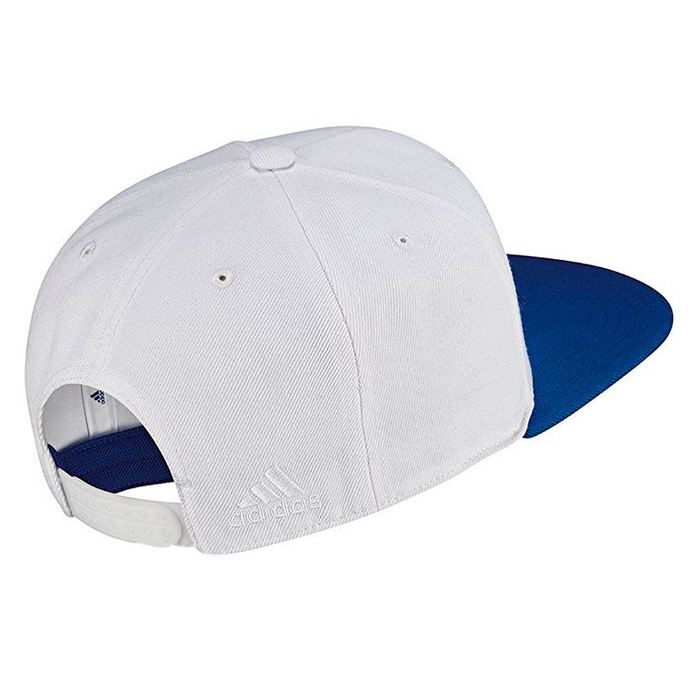 Gorra Plana Real Madrid  2017/2018 Blanco Azul - Fútbol Factory