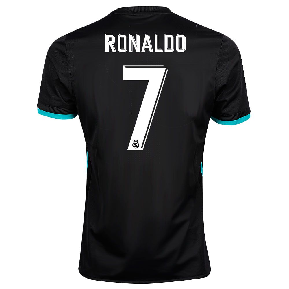 Camiseta 2ª Real Madrid 2017/2018 Cristiano Ronaldo Negro - Fútbol Factory