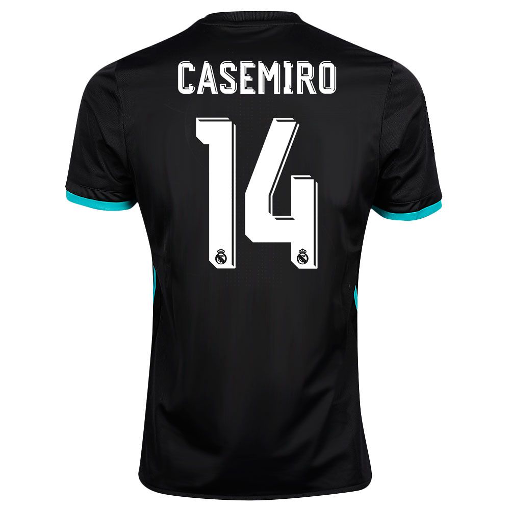 Camiseta 2ª Real Madrid 2017/2018 Casemiro Negro - Fútbol Factory
