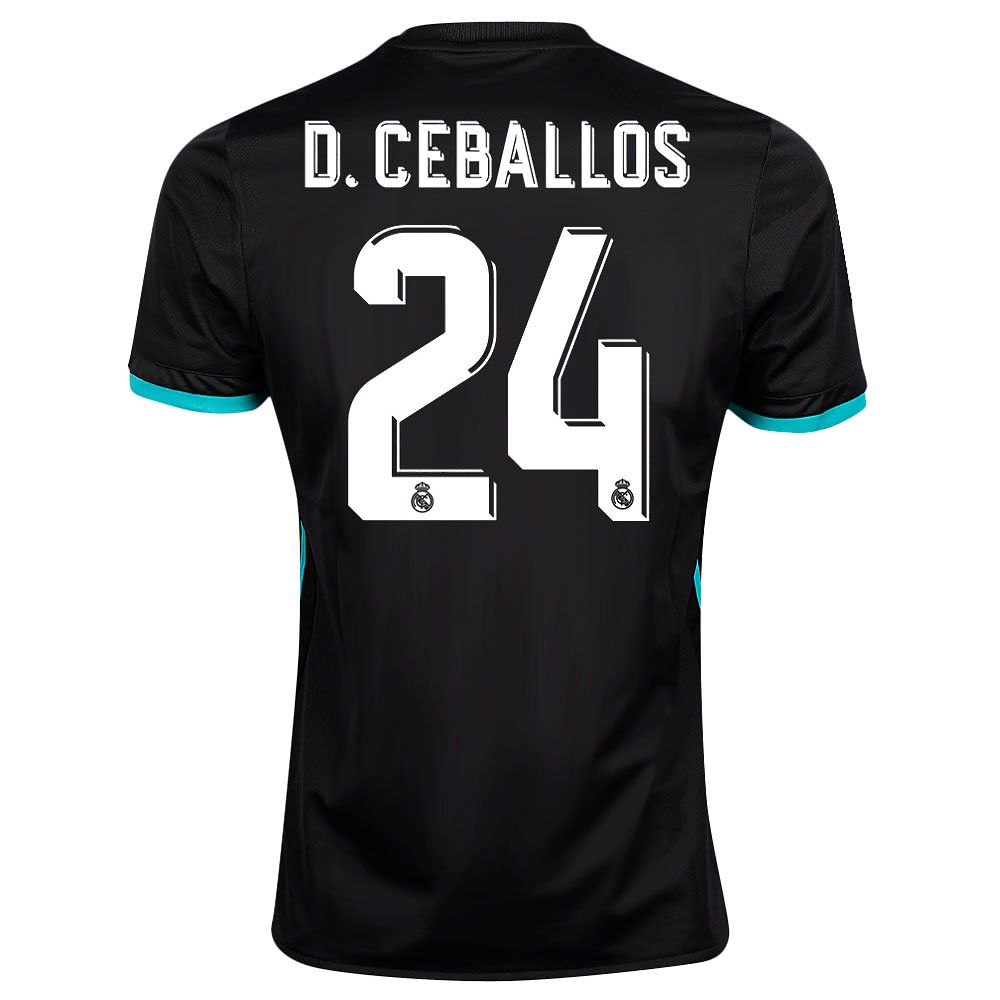 Camiseta 2ª Real Madrid 2017/2018 Dani Ceballos Negro - Fútbol Factory