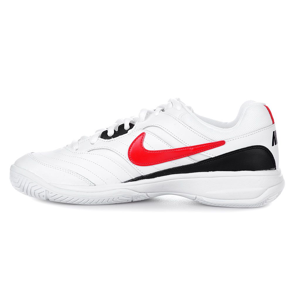 Zapatillas de Tenis Court Lite Blanco Rojo - Fútbol Factory