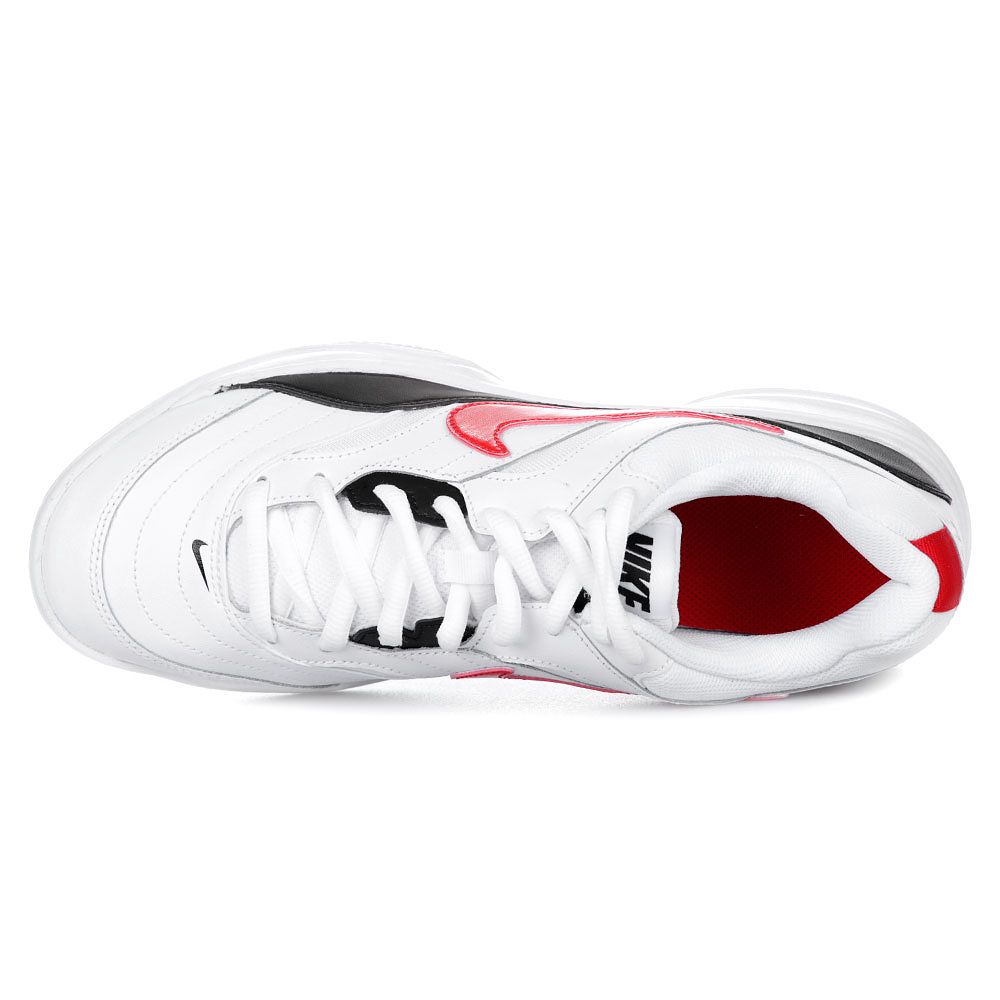 Zapatillas de Tenis Court Lite Blanco Rojo - Fútbol Factory