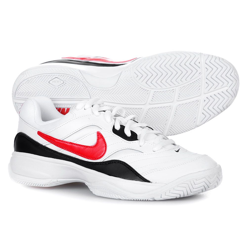 Zapatillas de Tenis Court Lite Blanco Rojo - Fútbol Factory