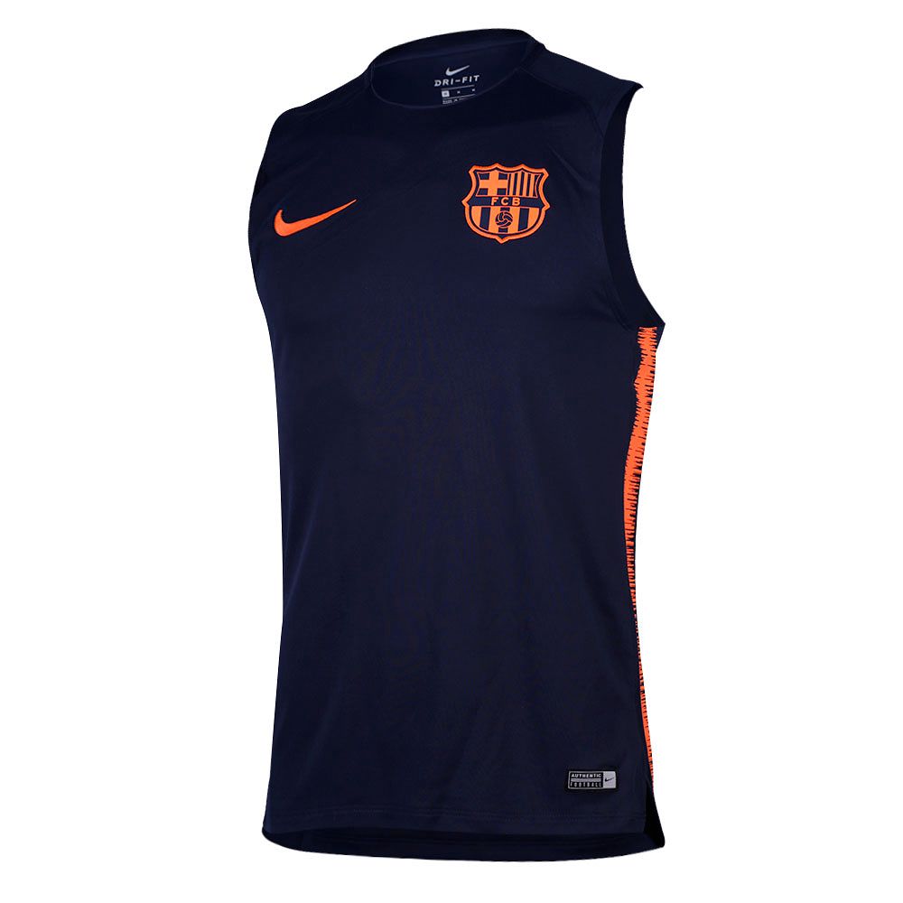 Camiseta de Training FC Barcelona Breathe Squad 2017/2018 Marino - Fútbol Factory
